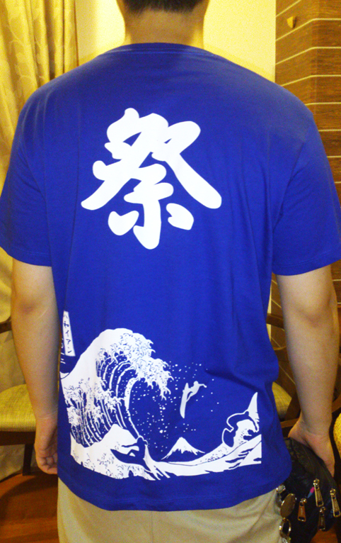 東京渋谷店でオリジナルTシャツを作成いただきました（宮嵜様）