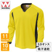 wundou（ウンドウ）ベーシックロングスリーブサッカーシャツ