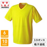 wundou（ウンドウ）ドライライトVネックTシャツ