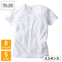 TRUSS（トラス）スリムフィットVネックTシャツ