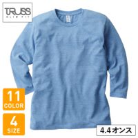 TRUSS（トラス）トライブレンド3/4スリーブTシャツ
