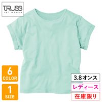 TRUSS（トラス）ウィメンズロールアップTシャツ【在庫限り】